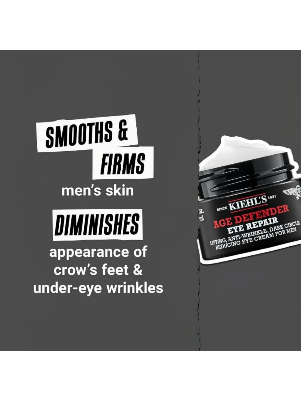 Age-Defying Eye Cream - Reduces Dark Circles & Puffiness - 0.5 fl oz